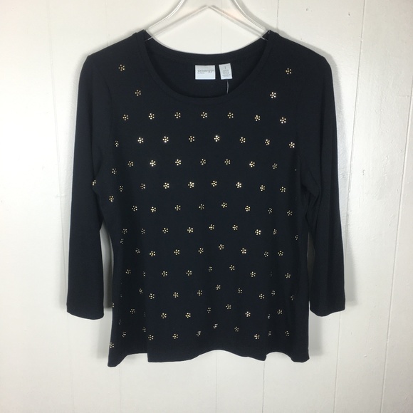 Chico's Tops - Chico's Zenergy Black Long Sleeve Women's Top